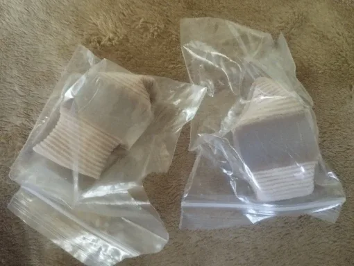 Toe spacers photographed by Yulia K., a verified buyer